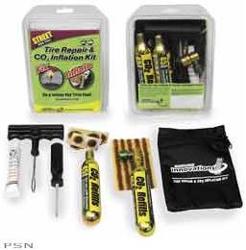 Innovations in cycling tire repair and inflation kit street
