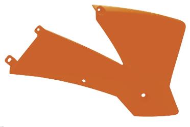 Acerbis® radiator scoops for ktm