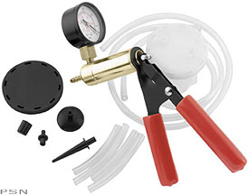 Bikemaster® deluxe vacuum testing brake bleeding kit