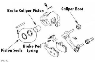 K&l brake caliper rebuild kits and pistons