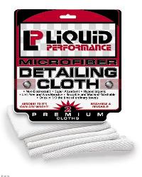 Liquid performance microfiber detailing cloths