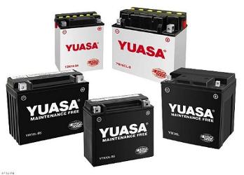 Yuasa® maintenance free batteries