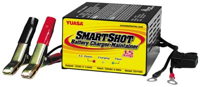 Yuasa® 6 / 12-volt 1.5 amp 5-stage battery charger