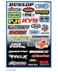 Factory effex® sponsor sticker kits