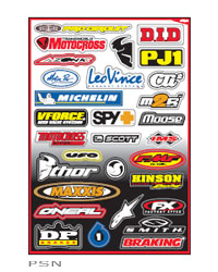Factory effex® sponsor sticker kits
