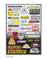 Factory effex® sponsor sticker kits