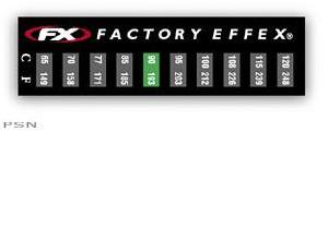 Factory effex® temperature sticker