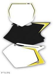 Factory effex® suzuki evo series pre-cut graphic number plate backgrounds