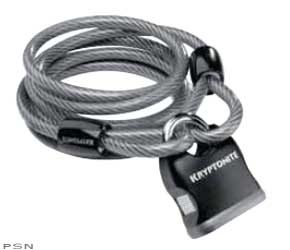 Kryptonite® kryptoflex 818 looped cable and key padlock