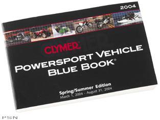 Clymer powersport vehicle blue book