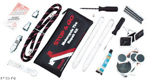 Stop & go deluxe tire repair travel kit