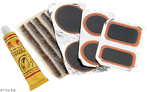 Bikemaster® tire and tube patch and plug replacement kit