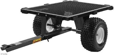 Quadboss flatbed dump trailer