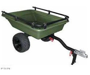 Swisher poly dump cart plus trailer