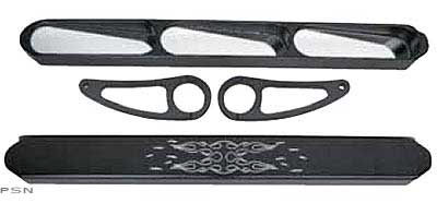 Modquad billet 3-panel mirrors