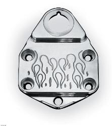 Modquad handlebar clamps with key guard