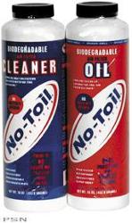 No-toil filter oil & cleaner