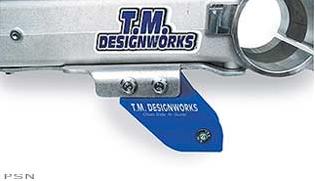 T.m. designworks® atv rear chain guide with mounting bracket to o.e.m. alloy swingarms