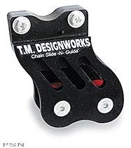 T.m. designworks® honda trx450r rear chain guide and dual powerlip™ rollers