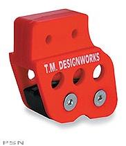 T.m. designworks® rear chain guide and solid powerlip™ wear pad