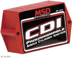 Msd powersports universal cdi programmable single cylinder ignition