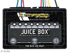 Two brothers racing juice box fuel injection control box