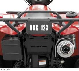 Quadboss atv license / registration kit