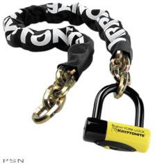 Kryptonite® “fahgettaboudit” chain with ny disc lock