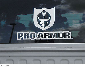 Pro armor rear window graphic