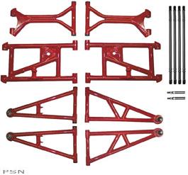 Lonestar racing +4 mts suspension with standard axles