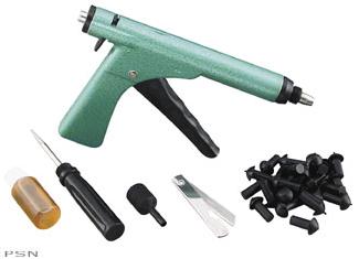 Tubeless tire shop repair kit