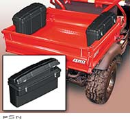 Quadboss utility vehicle dump bed storage