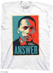 Answer champ white youth t-shirts