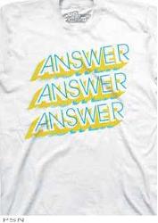 Answer deco white t-shirts