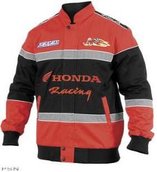 Dfy honda® twill zip-front jacket