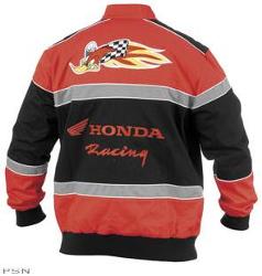 Dfy honda® twill zip-front jacket