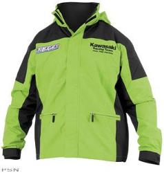 Dfy kawasaki hooded nylon zip jacket