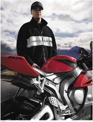 Honda® racing fleece zip jacket