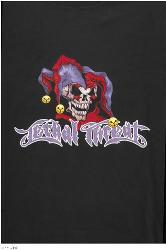 Lethal threat skull jester short sleeve tees