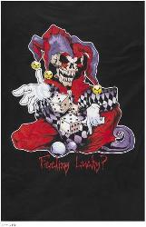 Lethal threat skull jester short sleeve tees