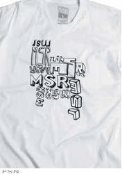 Msr® clutter white t-shirts