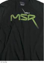 Msr® lazered black t-shirts
