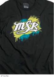 Msr® tagged black youth t-shirts