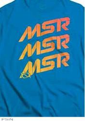 Msr® threepeet blue t-shirts
