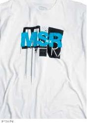 Msr® wall ride white t-shirts