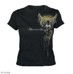 Speed and strength cross my heart ladies t-shirt