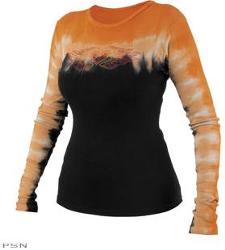 V-twin long sleeve tie dye tee