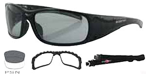 Bobster® gunner photochromic convertible goggle / sunglasses