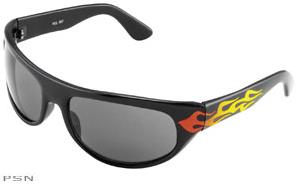 Pacific coast wrap flames sunglasses