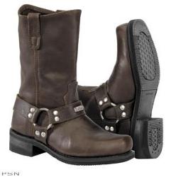 River road™ men’s traditional square toe brown harness boot